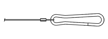 Line Connector of a string pot also known as a cable extension transducer (CET)