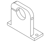 Mounting of a string pot also known as a cable extension transducer (CET) using Standard Base