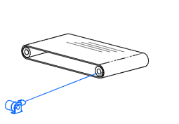 Figure 2 - A position transducers draw wire moves with components to collect position data over time
