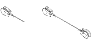 thimbles for a position transducer also known as a string pot (CET)